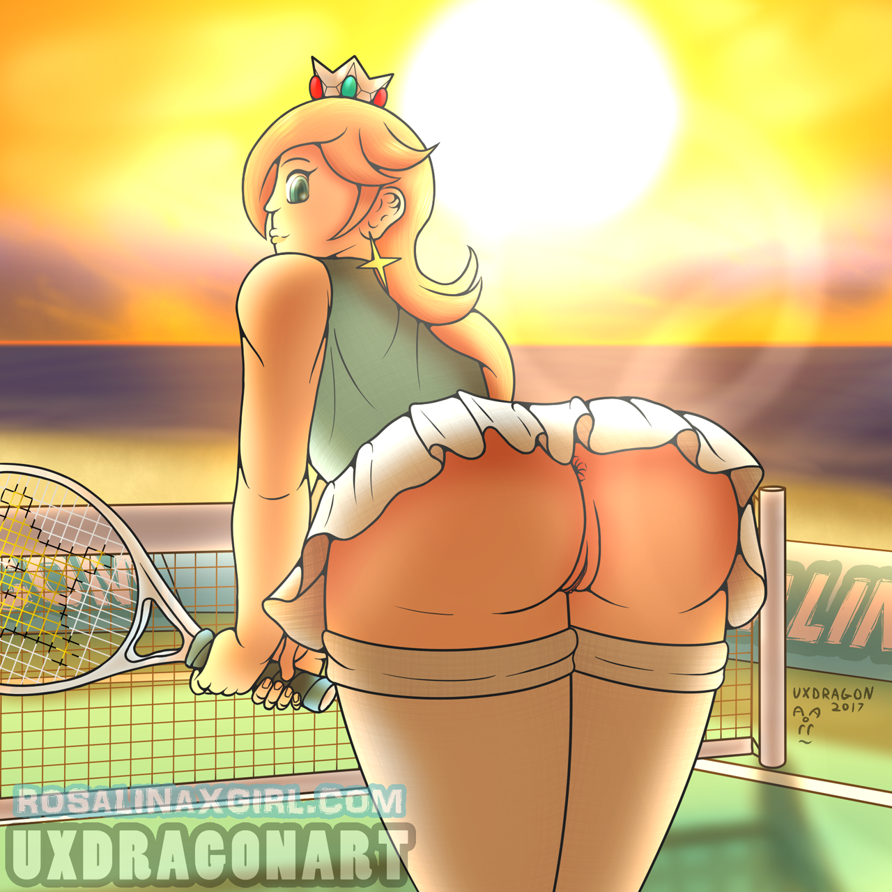 princess rosalina Nintendo hentai porn tennis ass