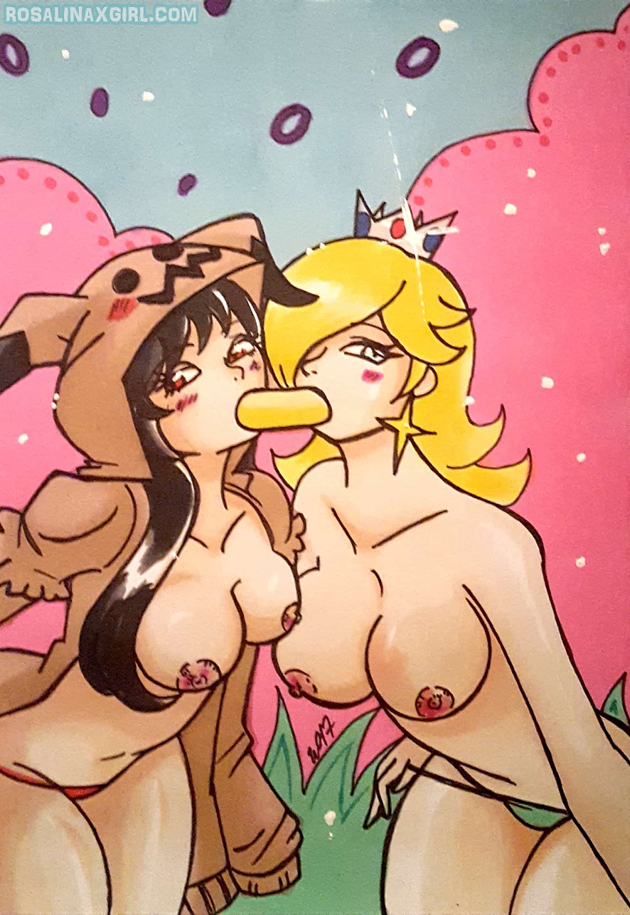 princess Rosalina nintendo sexy hentai porn crossover yuri lesbian pokemon mimikyu giginka