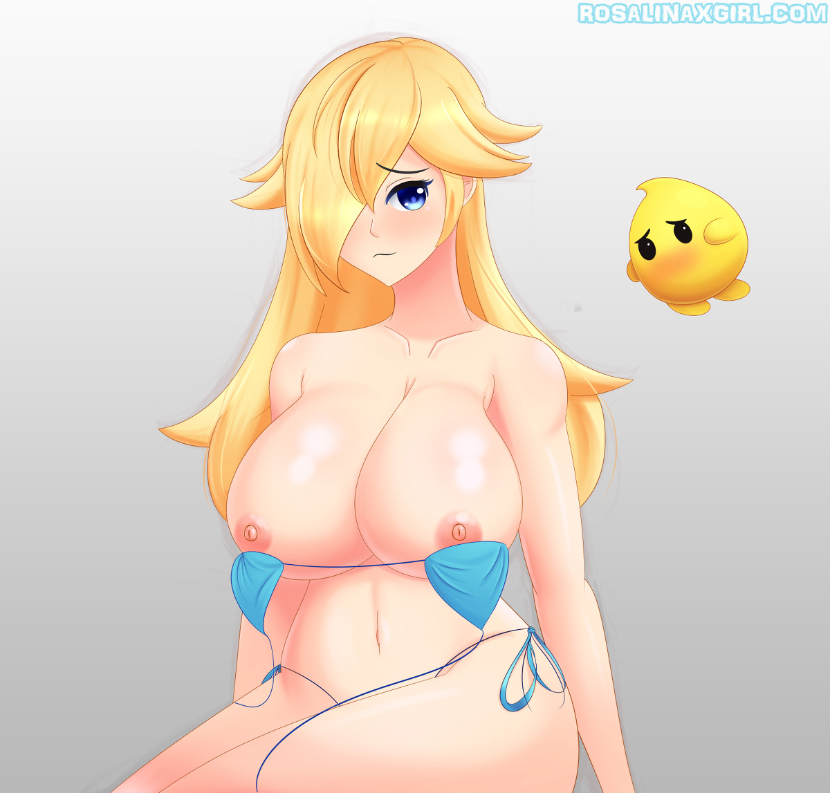 Nintendo mario princess rosalina bikini sexy ecchi breasts busty